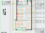 川湘菜馆平面方案，包含水暖电，系统图，消防图图片1