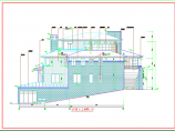 某花园别墅全套建筑设计施工CAD图带效果图图片1
