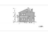 某地京龙花园别墅建筑施工设计CAD图纸图片1