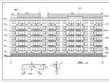 六层砖混结构单体住宅楼建筑图纸（含说明）图片1