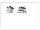 某多种别墅户型结构建筑CAD设计图纸图片1