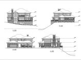 坡地独栋别墅建筑设计方案图（共5张）图片1