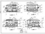 某山庄三层别墅建筑CAD设计施工图图片1