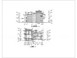 某小区联排别墅建筑设计方案CAD图图片1