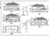 某地二层花园A型别墅设计建筑施工图图片1