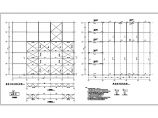 33米跨门式钢架厂房结构设计cad图纸图片1