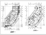 滨江新区新桥村小区会所建筑施工CAD设计图纸图片1