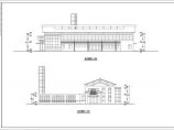 某三甲医院初步设计传染病房建筑CAD图图片1