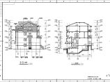 120平米联排别墅建筑设计施工方案图图片1