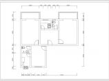 小两居室内精装修设计cad施工设计图纸图片1
