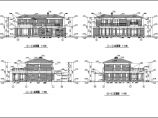 某欧式别墅混合结构建筑CAD设计施工图图片1