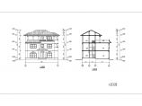 某砖混结构三层独栋别墅建筑设计方案含效果图图片1