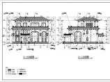 某框架3层单家独院式别墅建筑cad施工图图片1