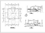 某市框架结构别墅装饰CAD设计施工平立面图图片1