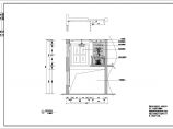 小跃层户型室内装修设计的完整cad施工图纸图片1