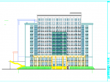 某知名大学院系高层办公楼建筑CAD施工图纸图片1