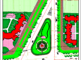 交通绿化广场规划平面图图片1