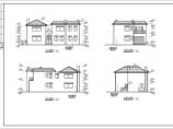北美风情小别墅建筑设计图纸（共6张）图片1