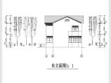 家庭小别墅建筑设计平立剖面图（共8张）图片1