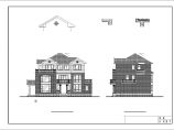 某三层框架结构别墅设计CAD图纸图片1