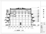 仿古三层三重檐极普寺庙大雄宝殿建筑CAD设计施工图图片1