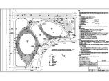 某师范学校体育场馆室外工程设计CAD施工图纸图片1