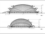 某沿海地带体育馆建筑CAD设计施工图纸案例图片1
