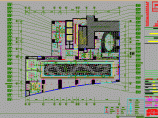 某地产四期售楼中心装修设计CAD施工图(含实景图)图片1