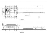 某地办公楼门卫建筑施工图（节点详细）图片1
