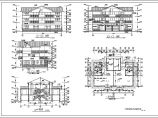 三层双拼别墅建筑设计施工图（共2张）图片1