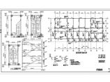 某三层办公楼局部井字梁结构cad设计施工方案图图片1