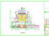 普陀山某度假酒店中心楼装修设计施工CAD图图片1