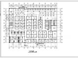 休闲中心水中央浴场建筑设计CAD图图片1
