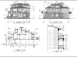 小型别墅设计建筑图纸（标注详细）图片1