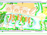 某地小型公园园林规划设计cad总图图片1