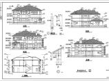 东方花园A型别墅设计全套建筑图纸图片1