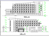 某中学综合楼建筑及宿舍方案设计CAD施工图图片1