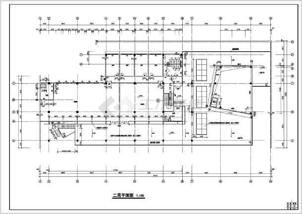 某小超市设计CAD建筑施工方案图