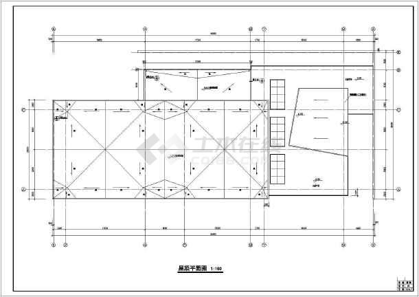 某小超市设计CAD建筑施工方案图