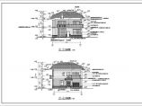 某乡镇小别墅建筑设计施工CAD全套图纸图片1