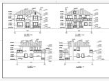南京亚东花园城小别墅施工设计CAD建筑平立面图图片1