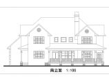 某特色别墅设计施工CAD建筑方案图纸图片1