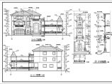 全套别墅建筑施工设计方案CAD平立面图图片1