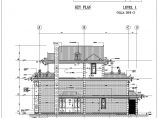 豪华别墅建筑设计施工CAD平立面图图片1