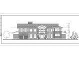 两层独立别墅方案设计施工CAD建筑图图片1