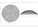 大跨度球壳网架设计图纸（共13张）图片1