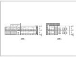 某办公别墅设计施工CAD建筑平立面图图片1