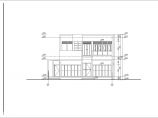 现代别墅方案设计施工CAD建筑平立面图片1