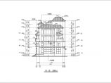 高级独栋别墅施工设计CAD平立面图图片1