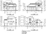 多层别墅建筑设计施工CAD平立面图图片1